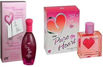 

CFS Perfume CFS Pure Heart Pink Perfume 100 ML + CFS For You Perfume 40 ML Perfume - 140 ml(For Men & Women)
