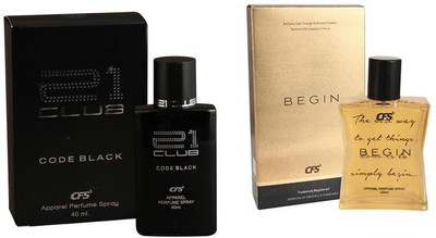 

CFS Perfume CFS Begin Gold Perfume 100 ML + CFS 21 Club Code Black Perfume 40 ML Perfume - 140 ml(For Men & Women)