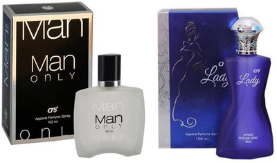 

CFS Perfume CFS Man Only Black Perfume 100 ML + CFS Lady Perfume 100 ML Perfume - 200 ml(For Men & Women)