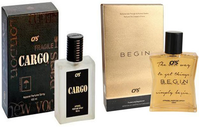 

CFS Perfume CFS Begin Gold Perfume 100 ML + CFS Cargo Black Perfume 100 ML Perfume - 200 ml(For Men & Women)