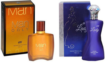 

CFS Perfume CFS Man Only Gold Perfume 100 ML + CFS Lady Perfume 100 ML Perfume - 200 ml(For Men & Women)