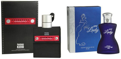 

CFS Perfume CFS Adventure Perfume 100 ML + CFS Lady Blue Perfume 40 ML Perfume - 140 ml(For Men & Women)