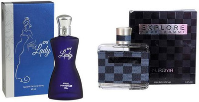 

CFS Perfume CFS Explore Pour Homme Black Perfume 100 ML + CFS Lady Blue Perfume 40 ML Perfume - 140 ml(For Men & Women)