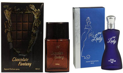 

CFS Perfume CFS Chocolate Fantasy Perfume 100 ML + CFS Lady Blue Perfume 40 ML Perfume - 140 ml(For Men & Women)