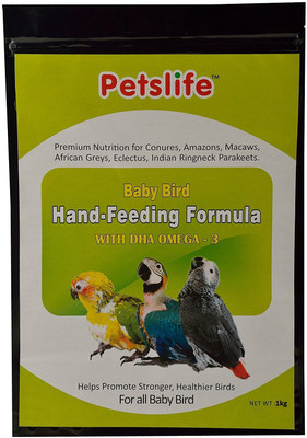 

ROYAL PET Petslife Hand-Feeding Formula 1kg For All Baby Birds With DHA Omega-3 1 kg Dry Bird Food