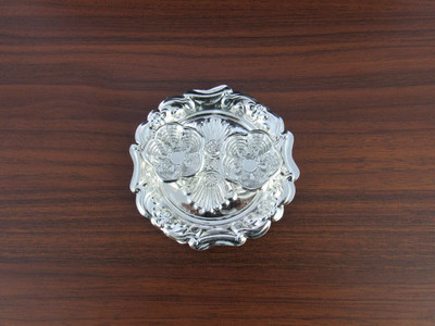 

GoldGiftIdeas Nakshi Kankavati, Pooja Items for Home Silver Plated(1 Pieces, Silver)