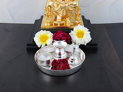 

GoldGiftIdeas 5PS (5 Inch) Silver Plated(4 Pieces, Silver)