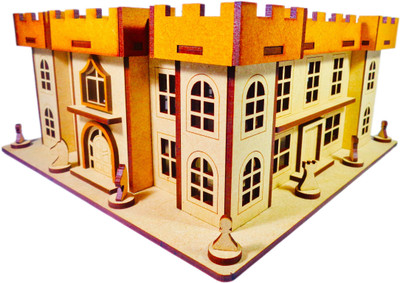 

Nekbal Castle House - 3D Puzzle Assembly Kit(107 Pieces)
