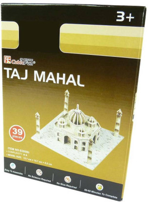 kidoz kingdom 3D PUZZLE CUBICFUN TAJ MAHAL(39 Pieces)