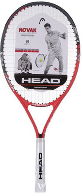 

Head Novak 25 Junior Red, Black Strung Tennis Racquet(G3 - 4 3/8 Inches, 240 g), Black;red