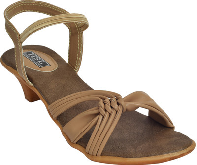 

HEROSHOELINE Women Tan Heels
