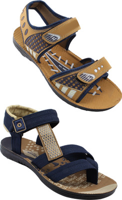 

ADX Men Tan-Blue-Tan Sandals