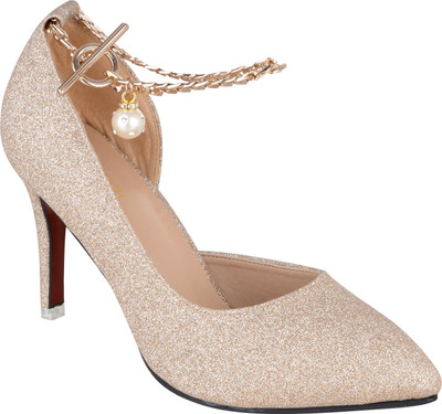 

Shuz Touch Party Wear For Women(Gold, Golden
