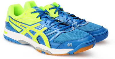 

Asics GEL - ROCKET 7 Running Shoes For Men(Blue, Eltc bl/st yw/sr