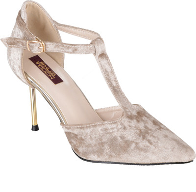 

Shuz Touch Party Wear For Women(Beige, Cream