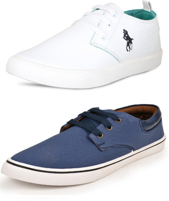 

SCATCHITE Canvas Shoes For Men(Multicolor, White