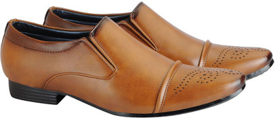 

FAUSTO Formal Corporate Slip On For Men(Tan