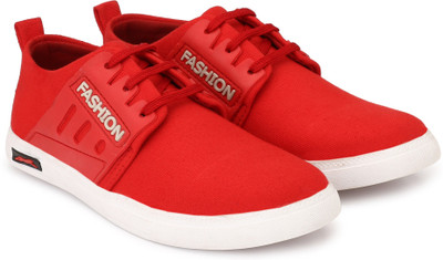 

Rider boy Sneaers Canvas Shoes For Men(Red