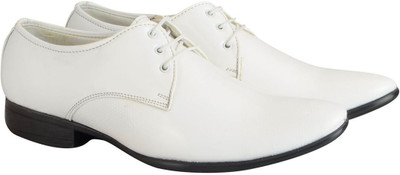 

FAUSTO Formal Corporate Derby For Men(White