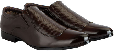 

FAUSTO Formal Corporate Slip On For Men(Brown