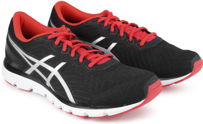 

Asics GEL-ZARACA 5 Running Shoes For Men(Black, Black/silver/vermilion