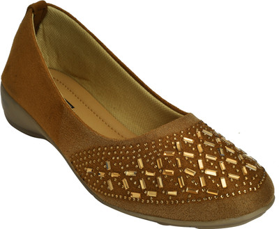 

HEROSHOELINE Bellies For Women(Brown, Camel