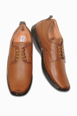 

6Four Shoes Men'Formal Shoes Lace Up For Men(Tan