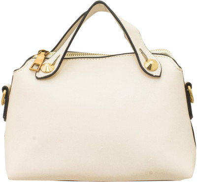 

Heels & Handles Women Formal White PU Sling Bag
