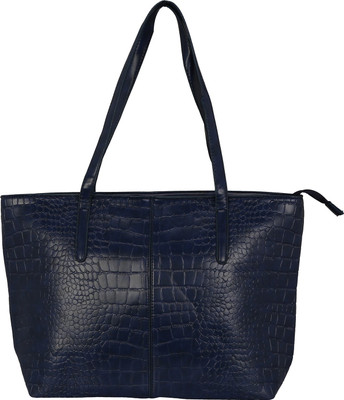 

LE CUERO Women Casual Blue PU Shoulder Bag