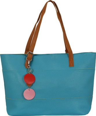

LE CUERO Women Casual Blue PU Shoulder Bag