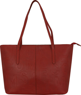 

LE CUERO Women Casual Maroon PU Shoulder Bag
