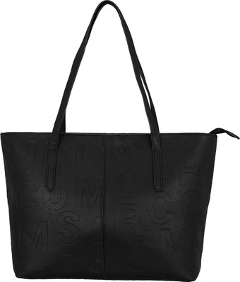 

LE CUERO Women Casual Black PU Shoulder Bag