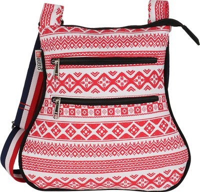 

Elitto Girls Casual Multicolor Cotton Sling Bag