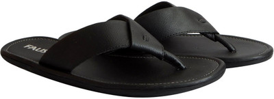 

FAUSTO House and Daily Wear Flip Flops, Black