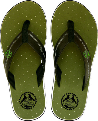 

Levitate COMFORT Flip Flops, Dark olive black