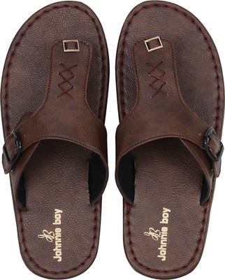 

Johnnie Boy Ethnic cum casual Flip Flops, Brown