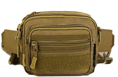 

Di Grazia Tactical Outdoor Sports Organizer Waist Bag Pack with Shoulder Belt, Camping Hiking Running Waist Pouch Small Travel Bag - 20*12*8(Green)