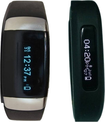 

Xieco Fitness Gift - Heart Rate Monitor And Pedometer with free 1 month Remote Coaching(Black Strap, Size : Free Size)