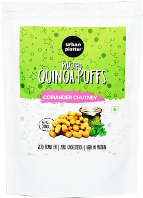

Urban Platter Roasted Quinoa Puffs, Coriander Chutney,[Crunchy, Healthy & Tasty](100 g)