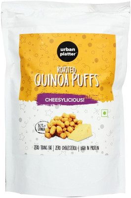 

Urban Platter Roasted Quinoa Puffs, Cheesylicious,[Crunchy, Healthy & Tasty](100 g)