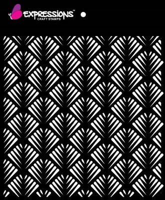

expressions craft stamps Pine Cone EST60401 Hand made Design Stencil(Pack of 1, Art stencil)