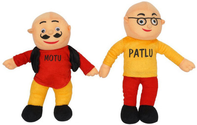 

theperfectbazaar.com Notorious Motu Patlu soft toy Kids Favorite Character for Birthday and Gift (35 cm) - 35 cm(Red, Yellow)