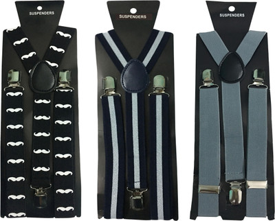 

Atyourdoor Y- Back Suspenders for Men(Multicolor)