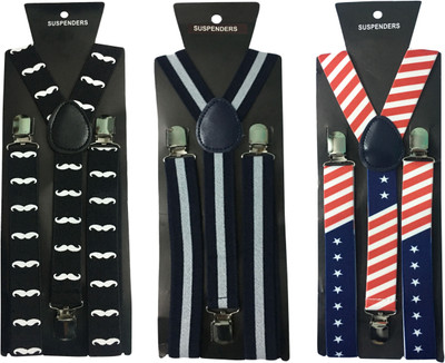 

Atyourdoor Y- Back Suspenders for Men(Multicolor)
