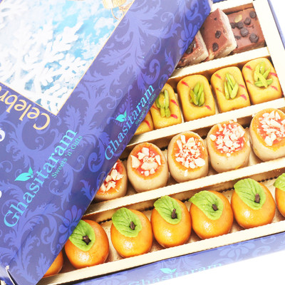 

Ghasitaram Gifts Kaju Sweets(800 g, Box)