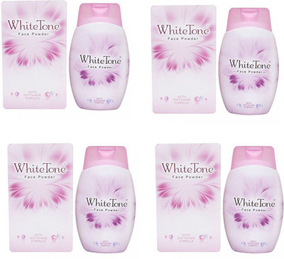 

White Tone Face Powder (Pack Of 4) With Softshade Formula(30 g)