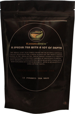 

kangrabrew CHOCO-MINT GREEN TEA Chocolate, Mint Green Tea Bags(15 Bags, Pouch)
