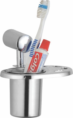 

Oleanna Oleanna Titan Titan Paste & Brush Holder Stainless Steel Toothbrush Holder(Silver, Wall Mount)