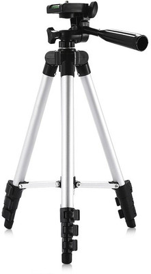 

Truelife Vlogging and Youtuber Tripod(Silver, Supports Up to 1200 g)