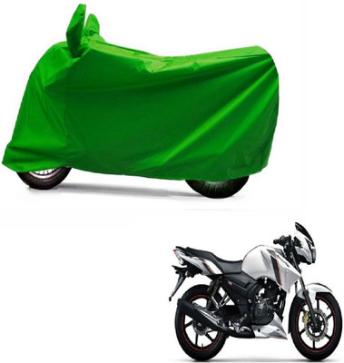 Auto Age Two Wheeler Cover for TVS(Apache RTR 180, Green)